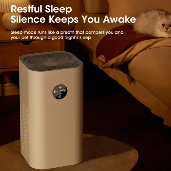 Smart Air Purifier for Home Allergies Pets Hair in Bedroom H13 True HEPA Filter Filtration System Cleaner Odor Eliminators - Image 6